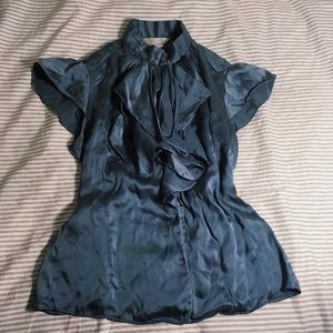 Anthropologie Ruffle  blouse by Zoa New York